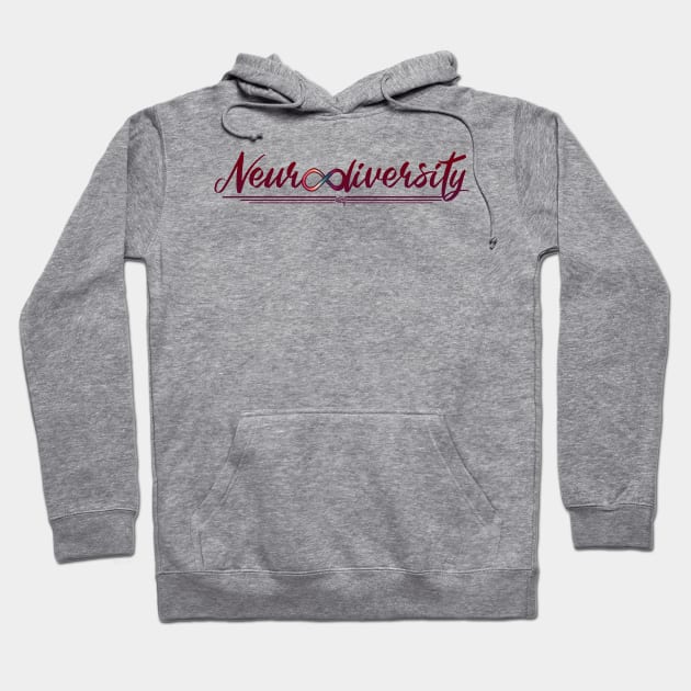 Neurodiversity (front and back design) Hoodie by LondonAutisticsStandingTogether